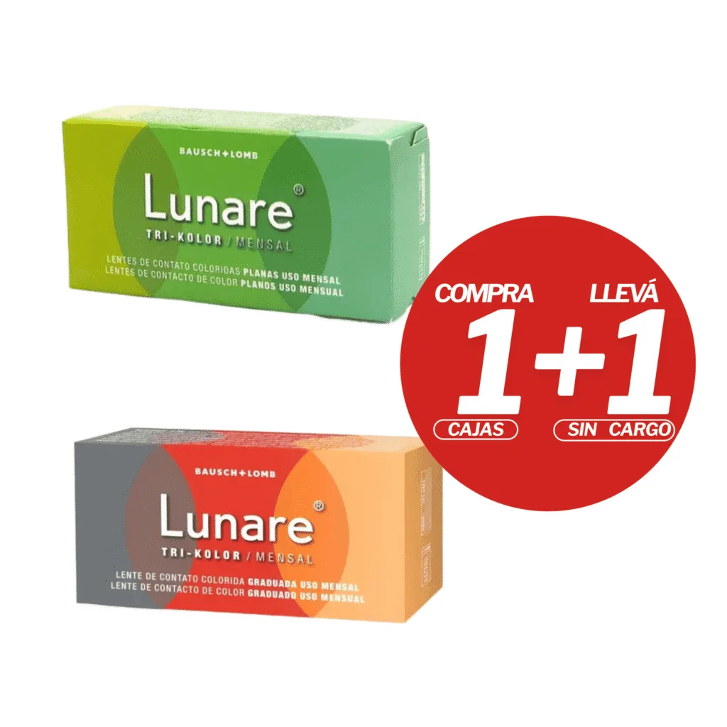Lentes de contacto de color Lunare Promo 1+1