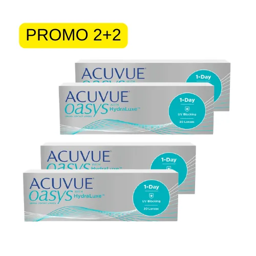Lentes de contacto Acuvue Oasys 1-DAY Promo 2+2